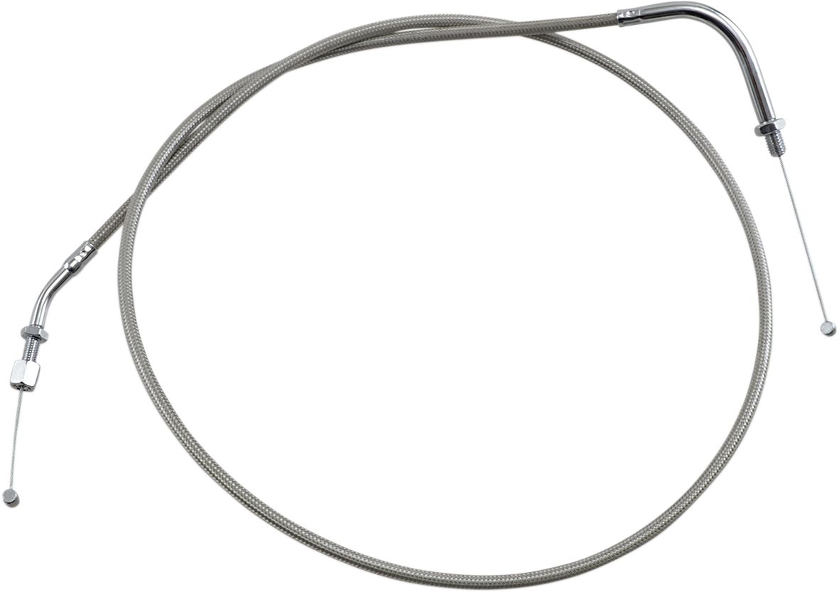 Motion Pro Armor Coat Stainless Steel Throttle/Idle Cable For Cruisers - Push - 1600/1700 Road Star