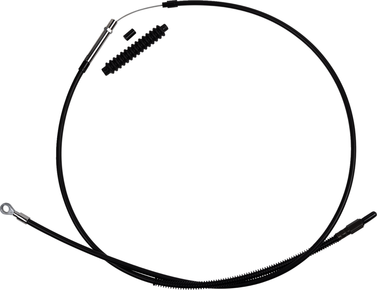 Barnett High-Efficiency Black Vinyl Clutch Cable - +8" Size