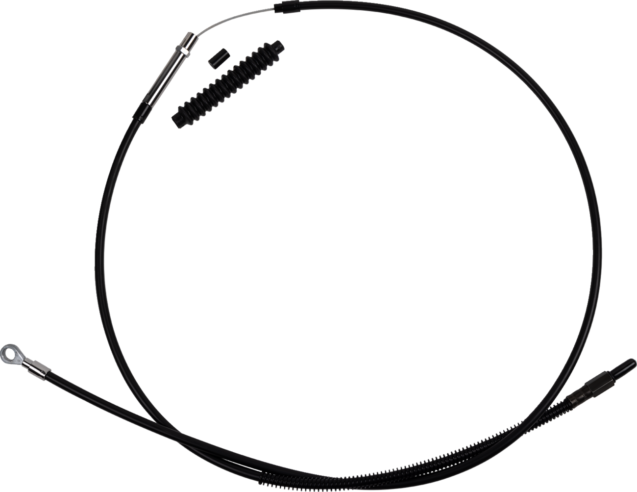 Barnett High-Efficiency Black Vinyl Clutch Cable - +8" Size