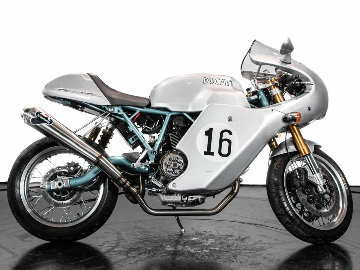 Termignoni 034IO Pair Of Homologated Silencers Ducati Paul Smart 1000 / Sport 1000 Mono