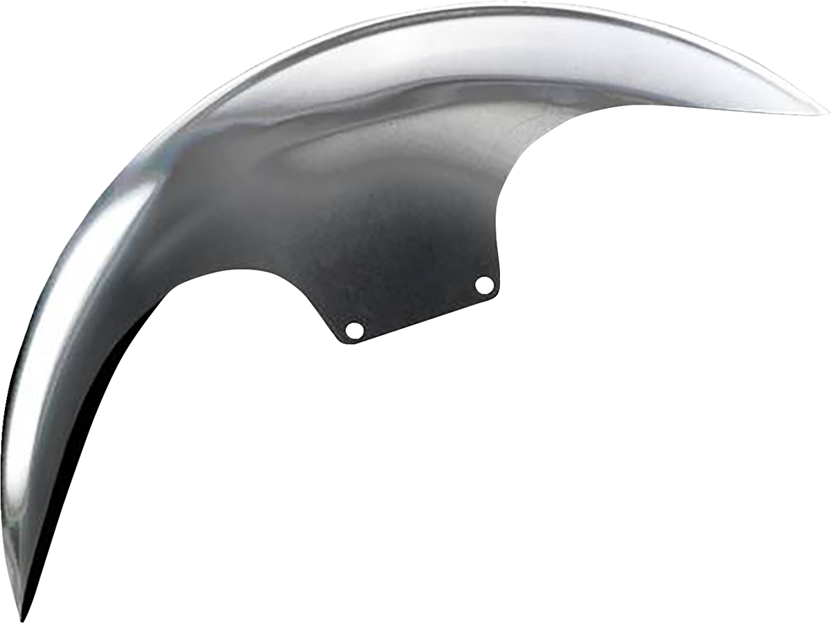 Paul Yaffe Bagger Nation Cafe Front Fender - 21" - Black Adaptors