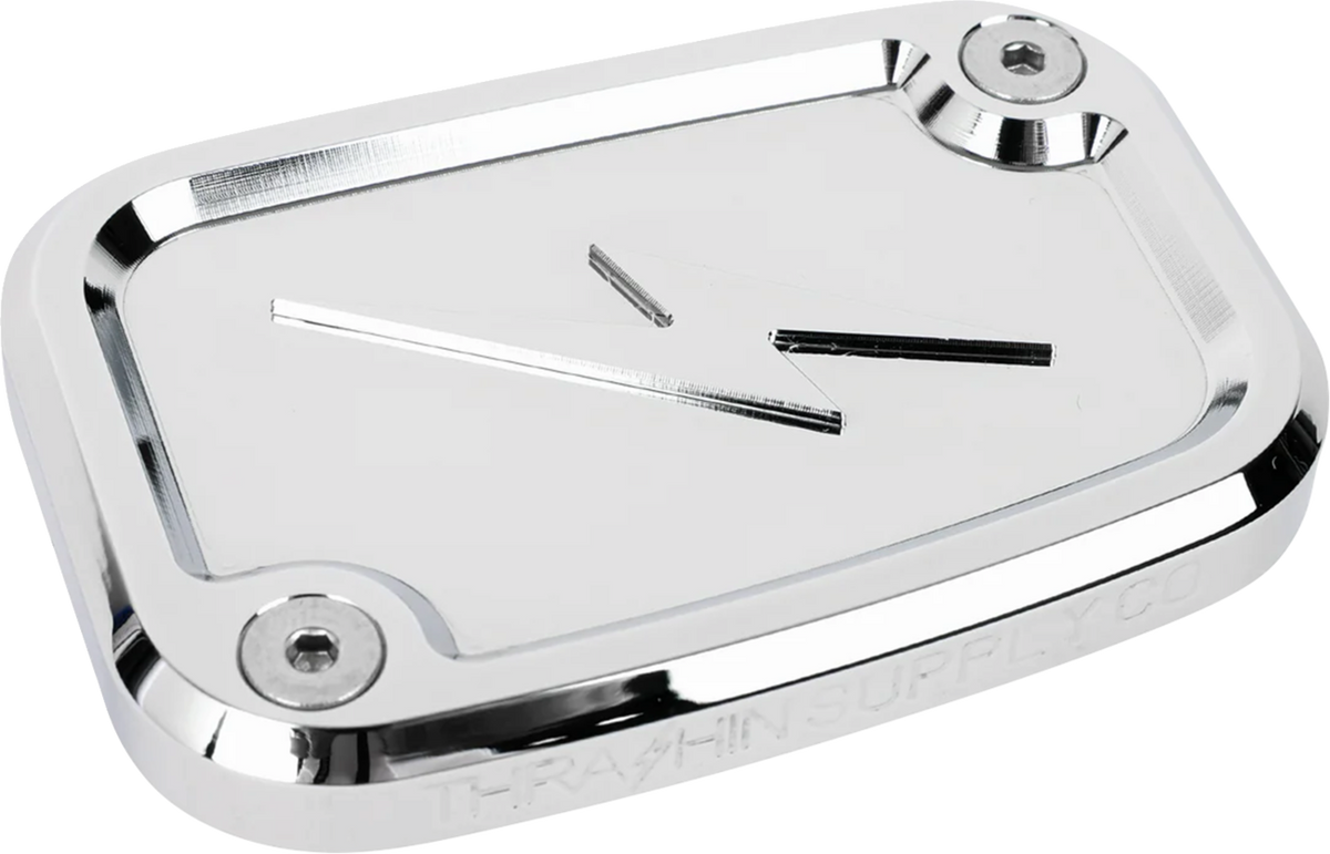 Thrashin Supply CO. Master Cylinder Cover - Brake - Front - Chrome