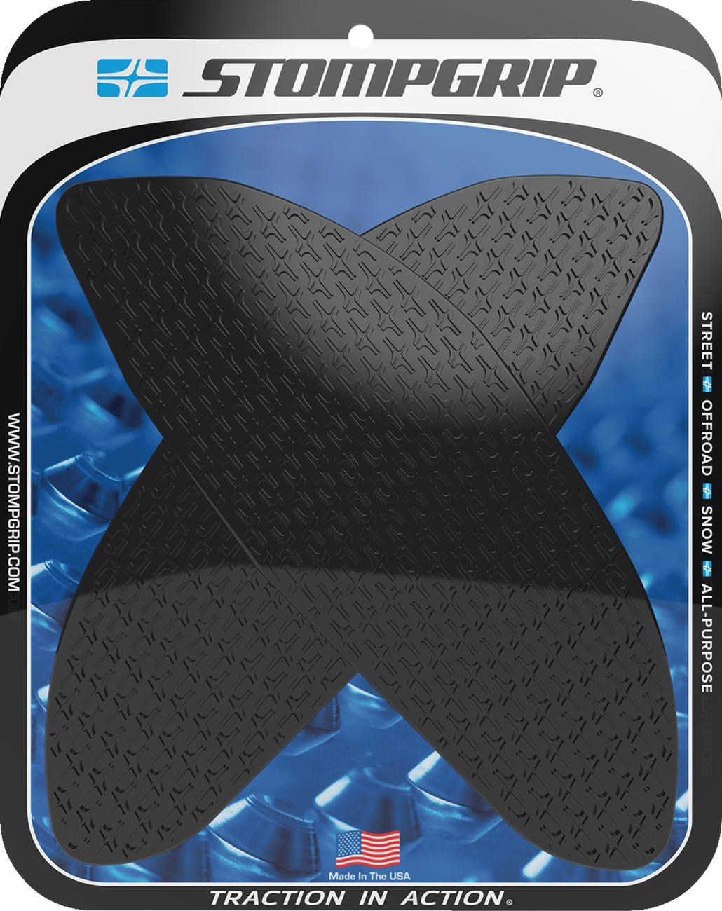 StompGrip Tank Grips - Icon - Black - Aprilia - RSV4/Tuono '21-'25