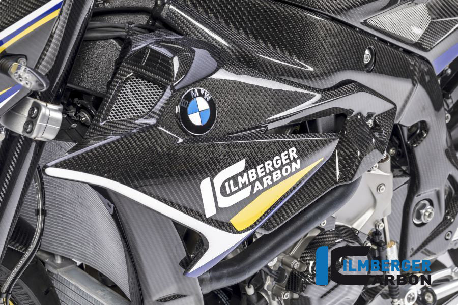 Ilmberger Carbon Radiator Cover / Badge Holder Left Side - BMW S 1000 R (Ab 2017)