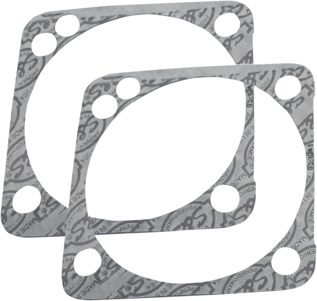 S&S Cycle Base Gaskets - Front Or Rear 4.125" - SSW - '99-'17 Twin Cam