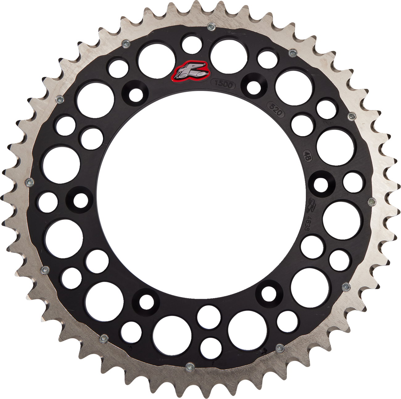 Renthal Twinring™ Rear Sprocket - 48 Tooth - Black - Honda/Yamaha