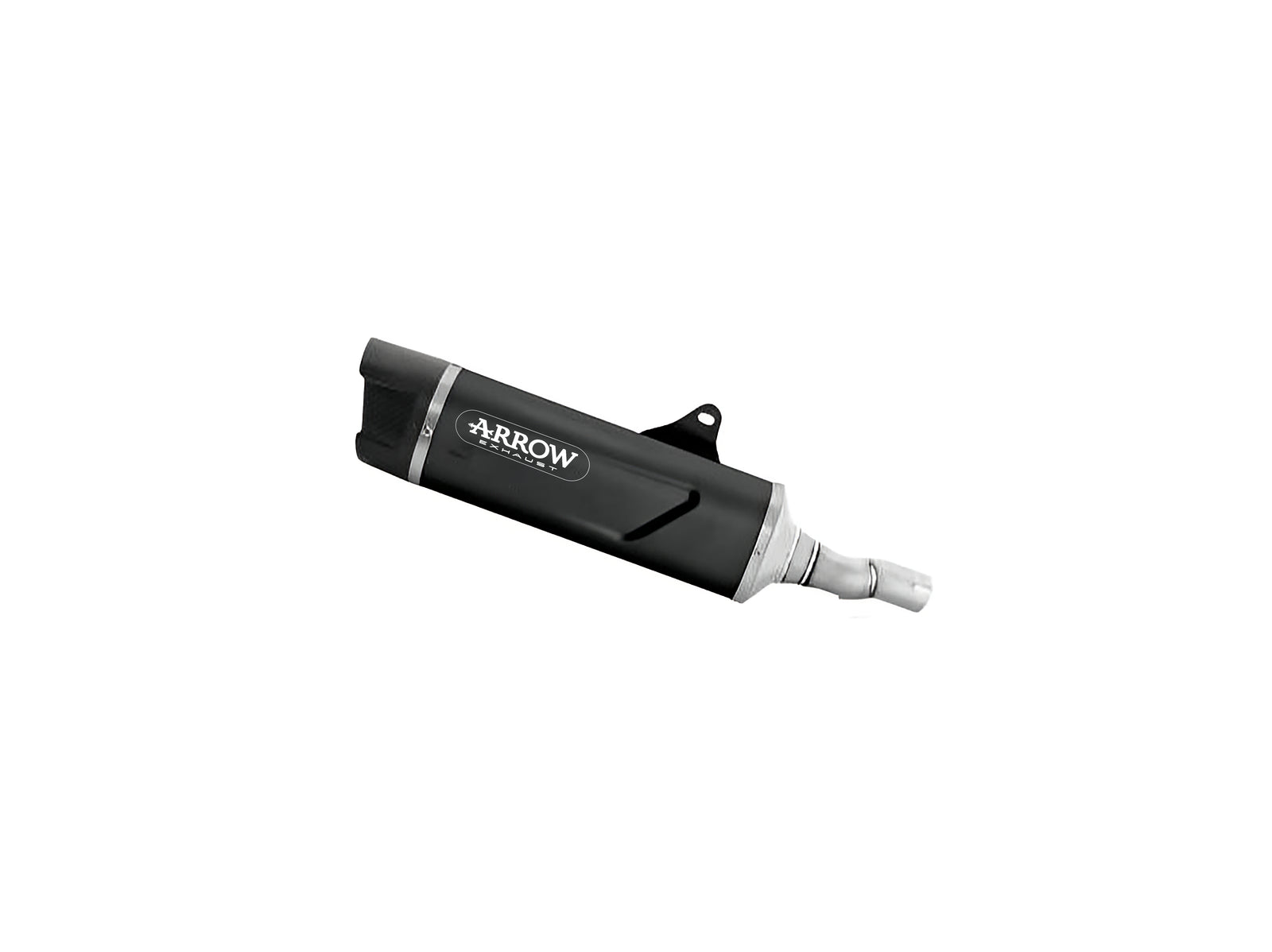 73523AKN Indy Race Evo Aluminium Dark Slip On With Carbon End Cap