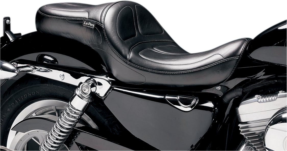 Le Pera Maverick Seat - Without Backrest - Stitched - Black - XL '04-'22
