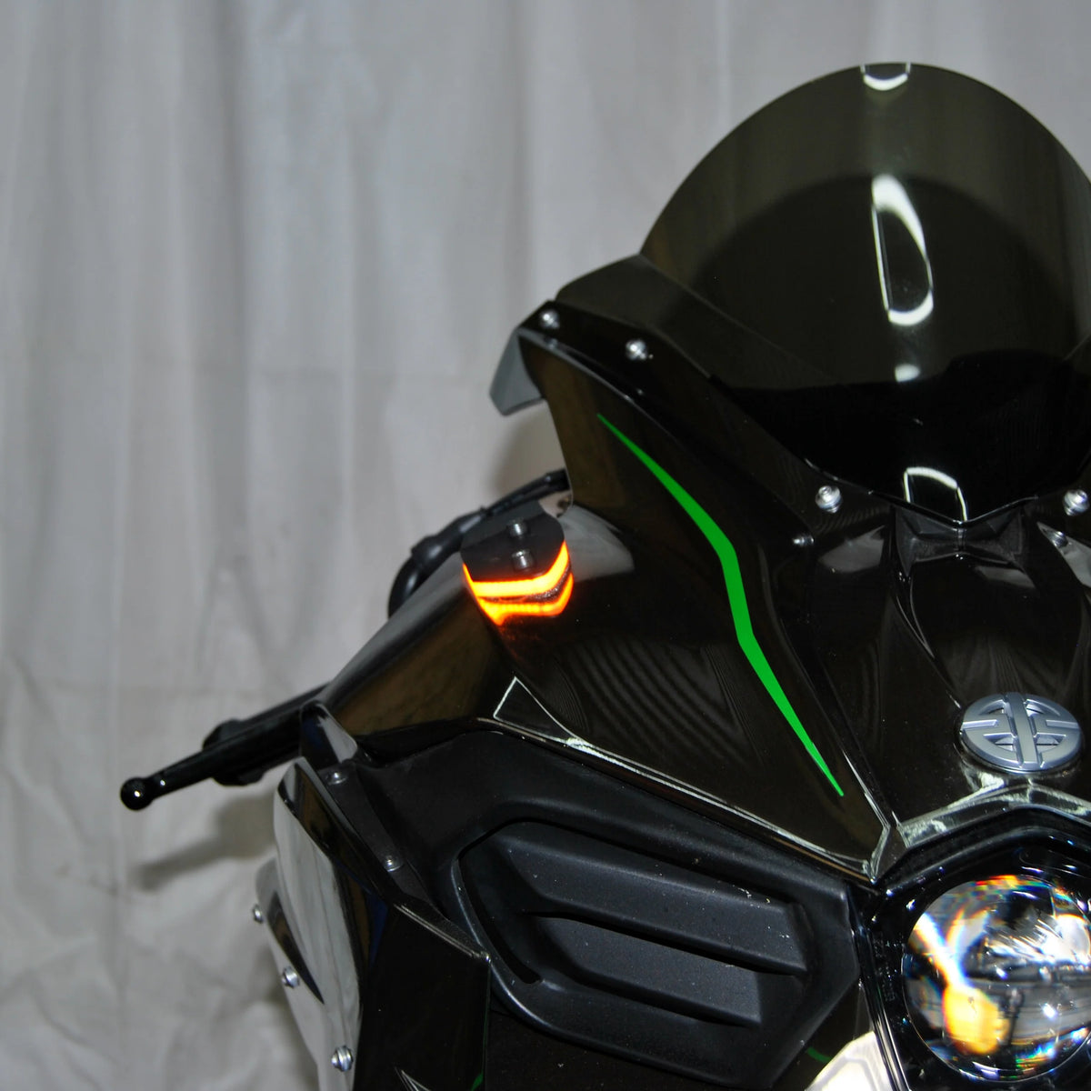 NRC Kawasaki H2 Mirror Block Off Turn Signals (2015-Present)