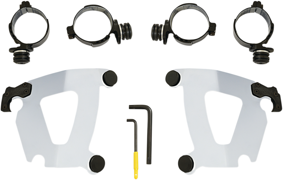 Memphis Shades Road Warrior Mounting Kit - Polished - FX