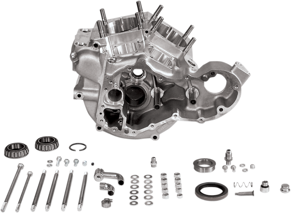 S&S Cycle Engine Case - Super Stock® Generator Style - Stock Bore - Big Twin '65-'69
