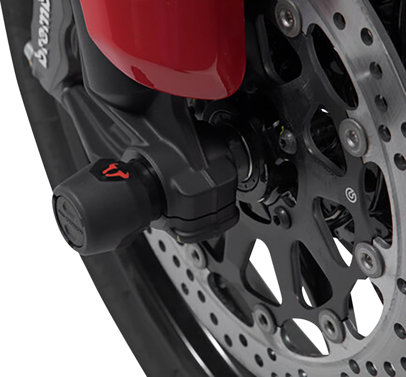 SW-Motech Axle Sliders - Front - Set - Ducati