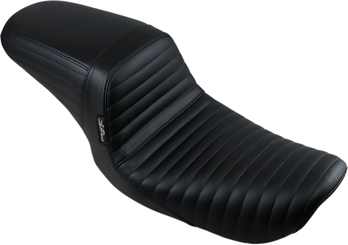 Le Pera Kickflip Seat - Pleated - Black - FXD '96-'03