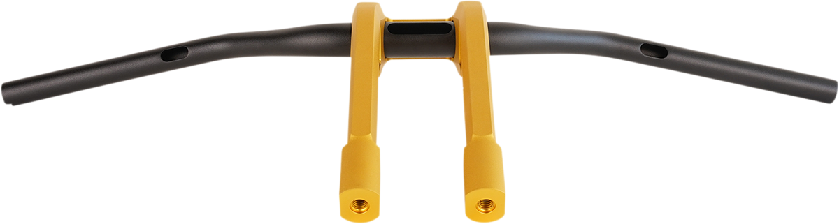 Performance Machine (PM) Phatbar & Riser Kit - External Wiring - 9" - Gold Ops