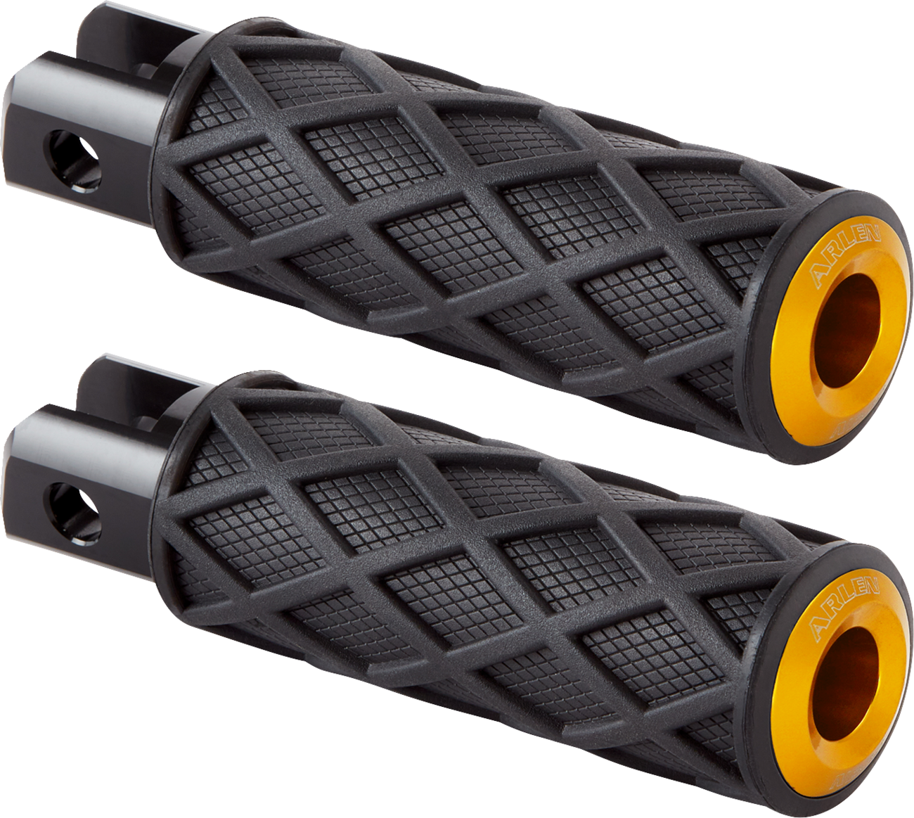 Arlen NESS Diamond Foot Pegs - Driver - Gold