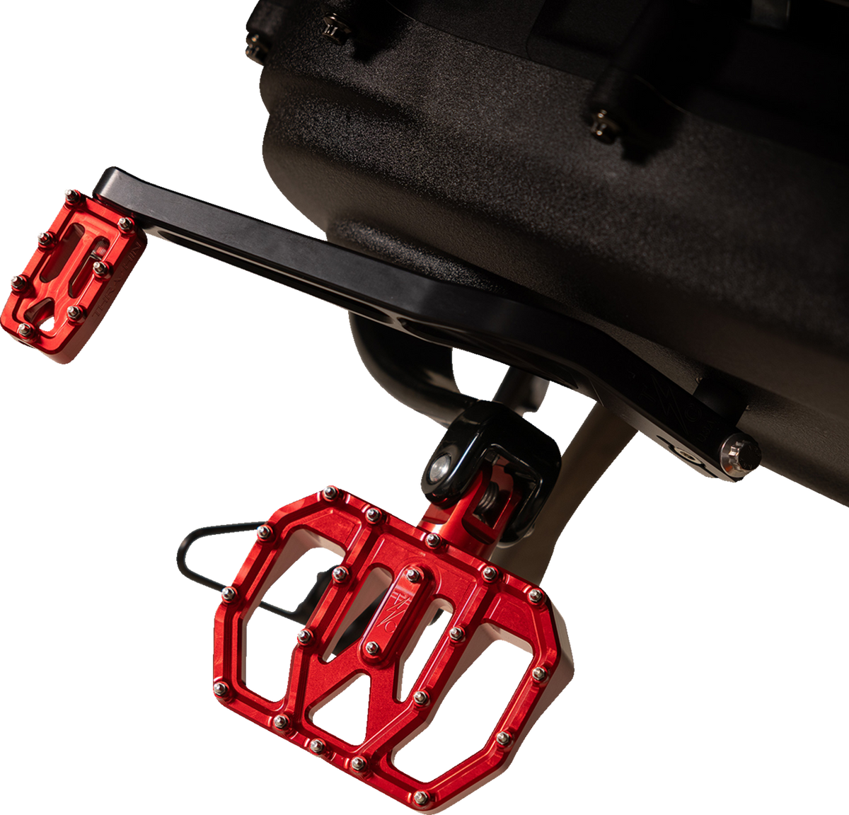 Thrashin Supply CO. Mini Aggressor Floorboards - Red - Rear