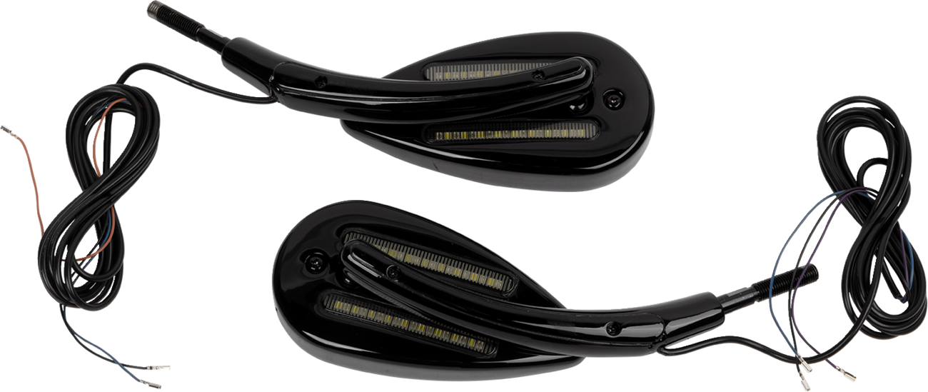 Custom Dynamics LED Mirrors With Run/Turn Signal