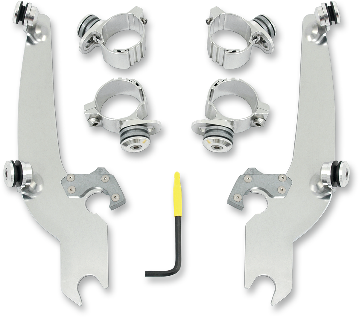 Memphis Shades Trigger Lock Sportshield Mounting Kit - Bolt - Polished