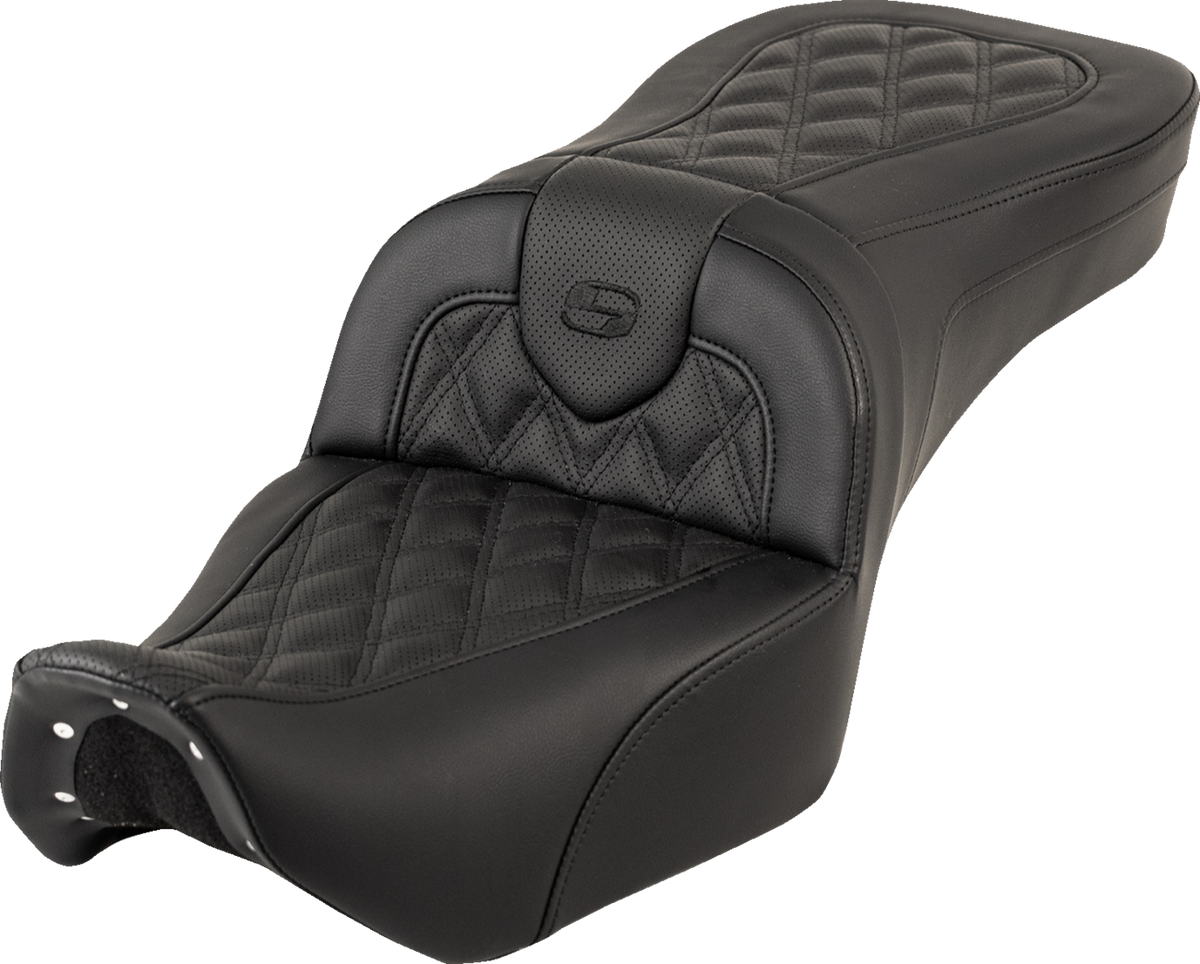 Saddlemen RoadSofa™ Seat - Without Backrest - Lattice Stitch - RH975 '22-'25