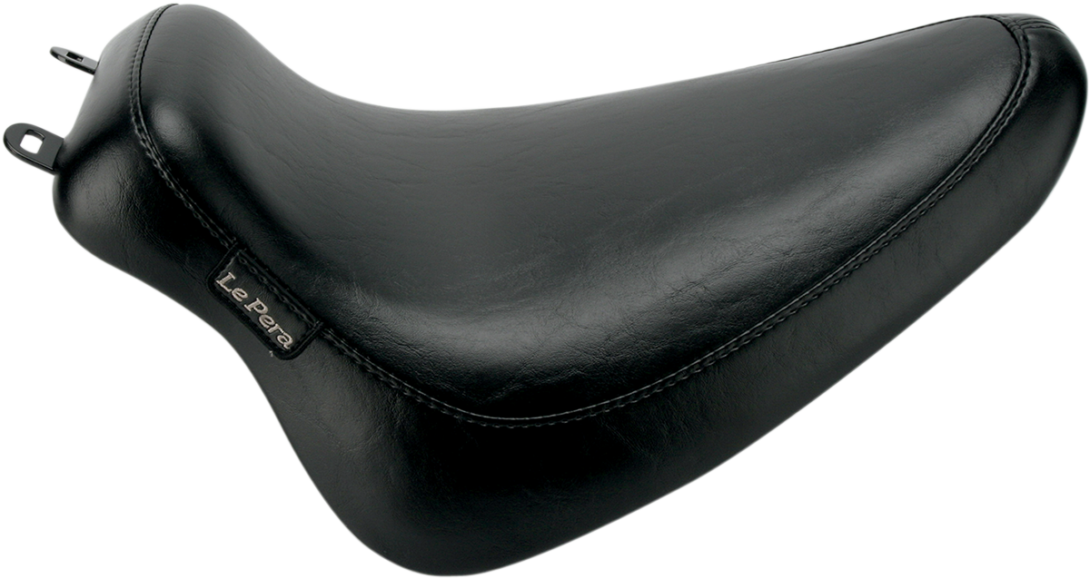 Le Pera Silhouette Solo Seat - Smooth - Black - FLST '08-'17