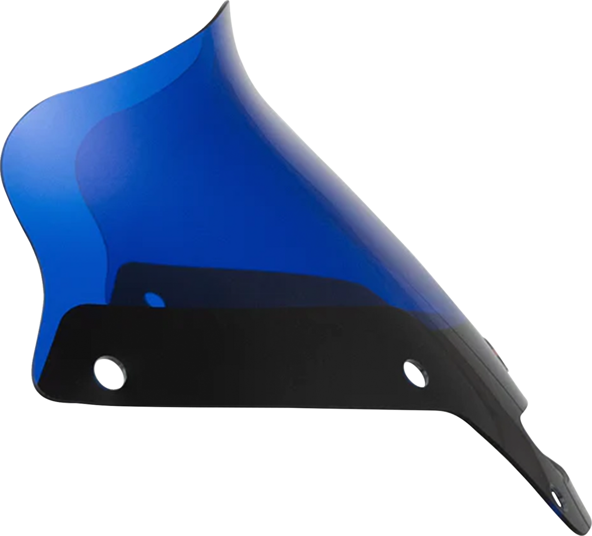 Klock Werks Kolor Flare® Windshield - 6" - Blue - '22-'25 FXLRST
