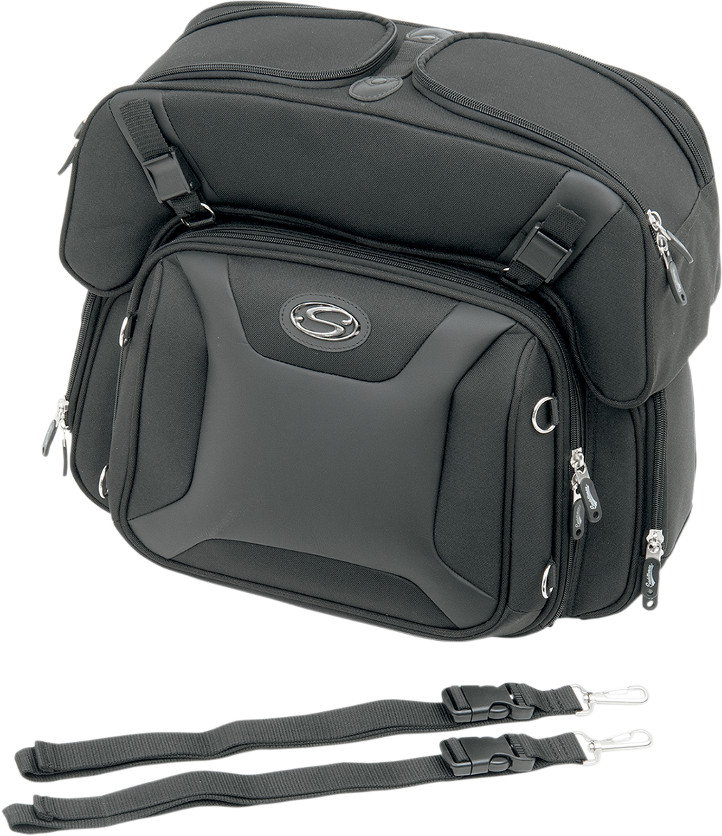 Saddlemen FTB2500 Sport Sissy Bar And Combo Bag