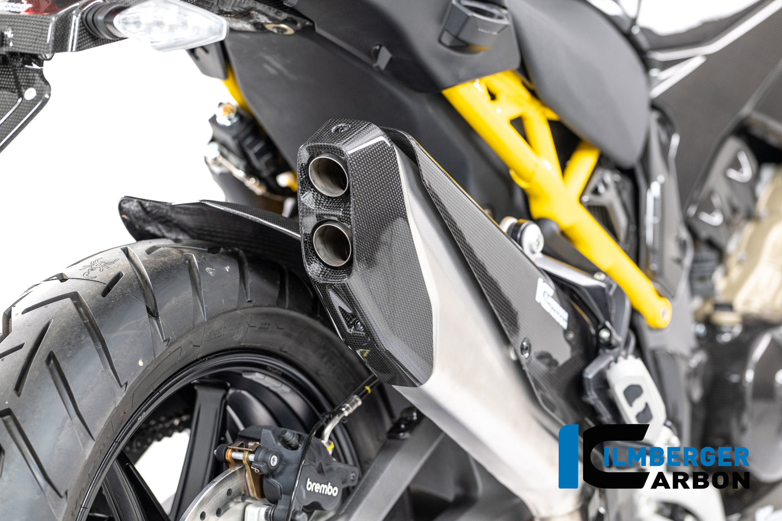 Ilmberger Carbon Exhaust End Cap Carbon Glossy Ducati Multistrada V4 2025