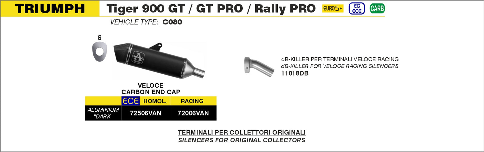 Arrow 72506VAN Veloce Aluminium Dark Slip On