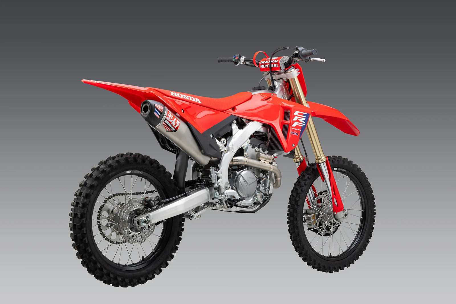 Yoshimura CRF250R/RX 25-26 RS-12 Titanium Full Exhaust, W/ Titanium Muffler