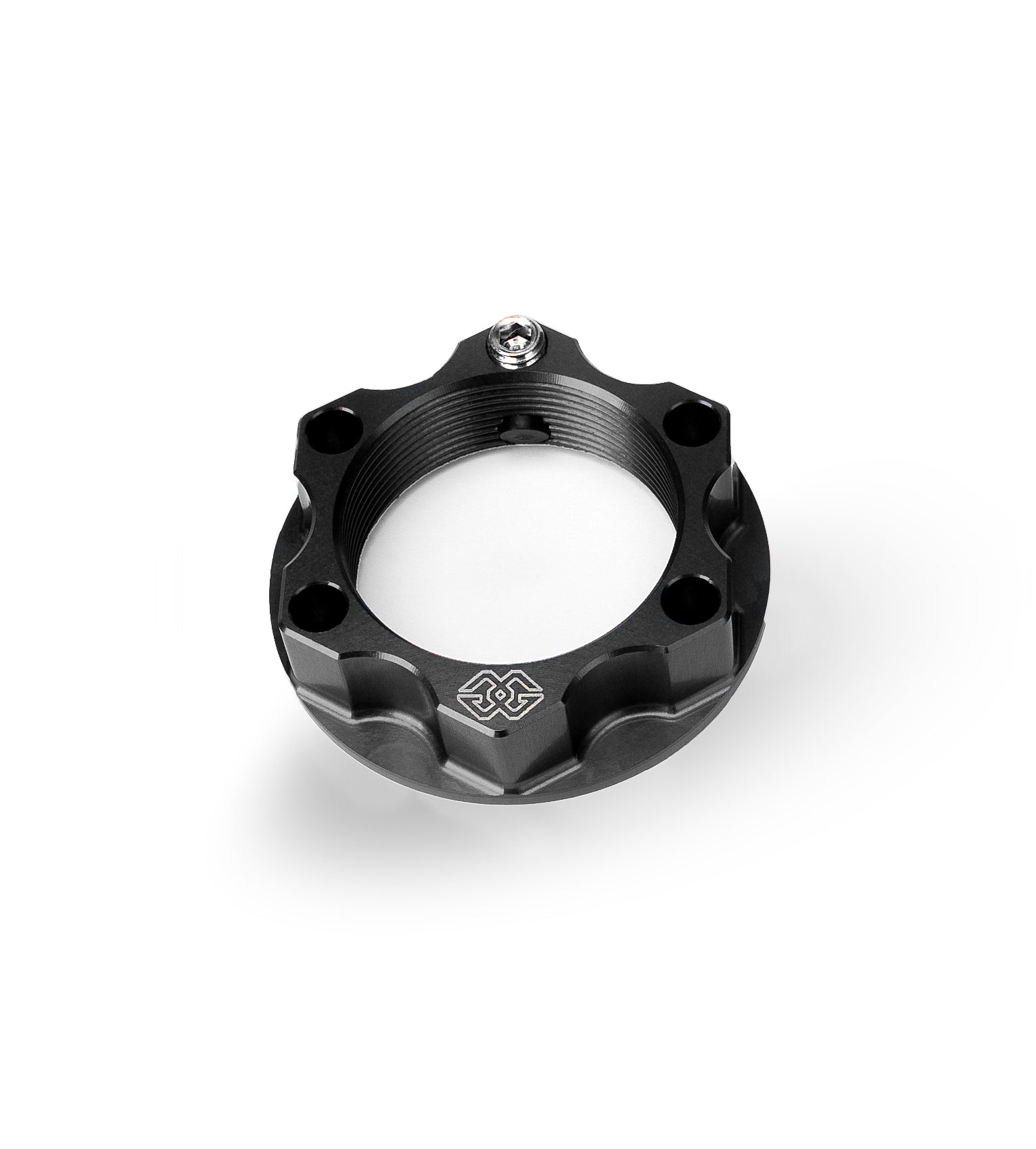 Gilles Tooling Safety Nut ACMA Aluminium M25X1.0 KIT Black