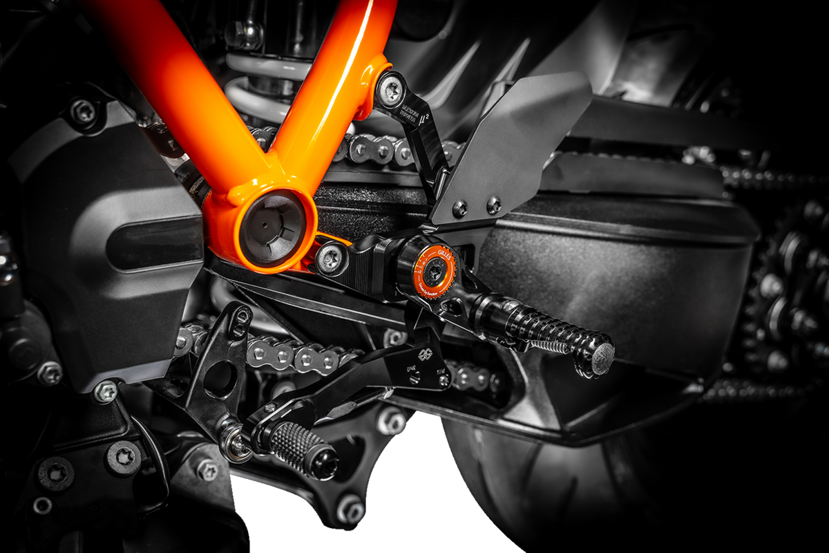 Gilles Tooling MUE2 Rearset - Black - KTM
