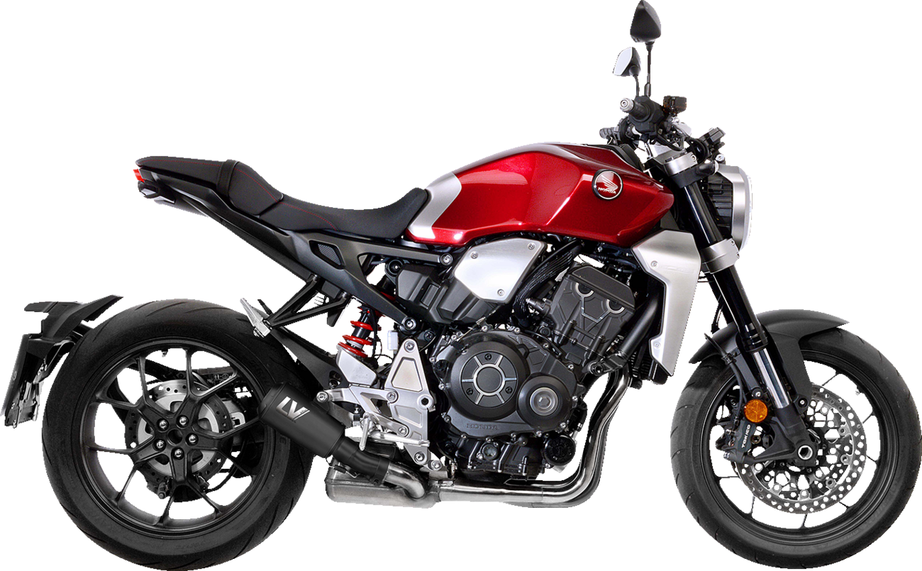 LeoVince LV-10 Slip-On Muffler - Black Stainless Steel - CB1000R