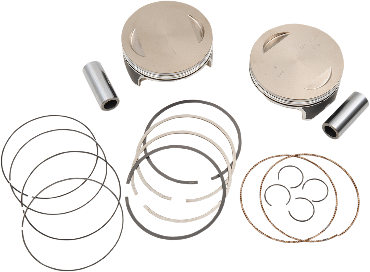 S&S Cycle Piston Kit - For Hot Set Up Kits® - 4.125" +0.020" - 111"/117"/124" Engine