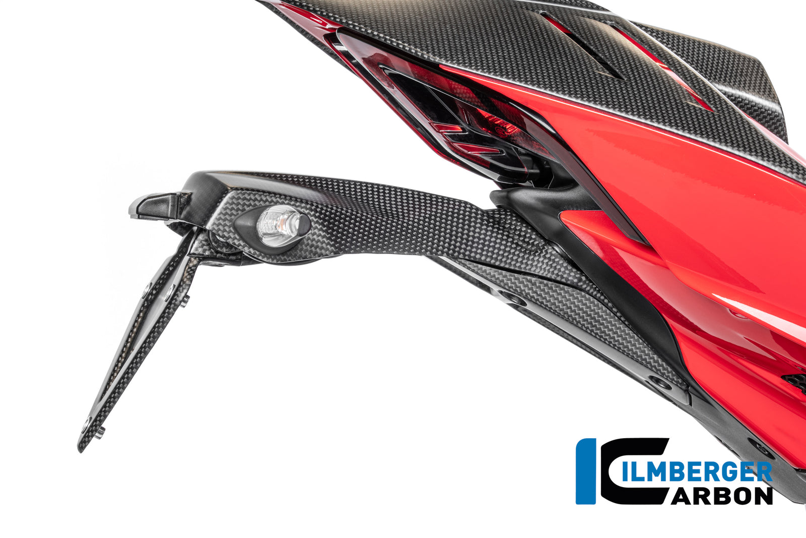 Ilmberger Carbon License Plate Fender Ducati Panigale V4 2025-2026 - Matte / Plain