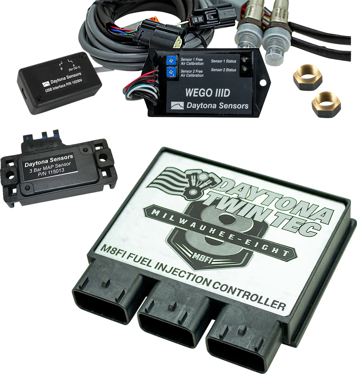 Daytona Twin TEC LLC Fuel Injection Electronic Control Module Kit With 3 BAR Manifold Absolute Sensor - '17-'20 Touring
