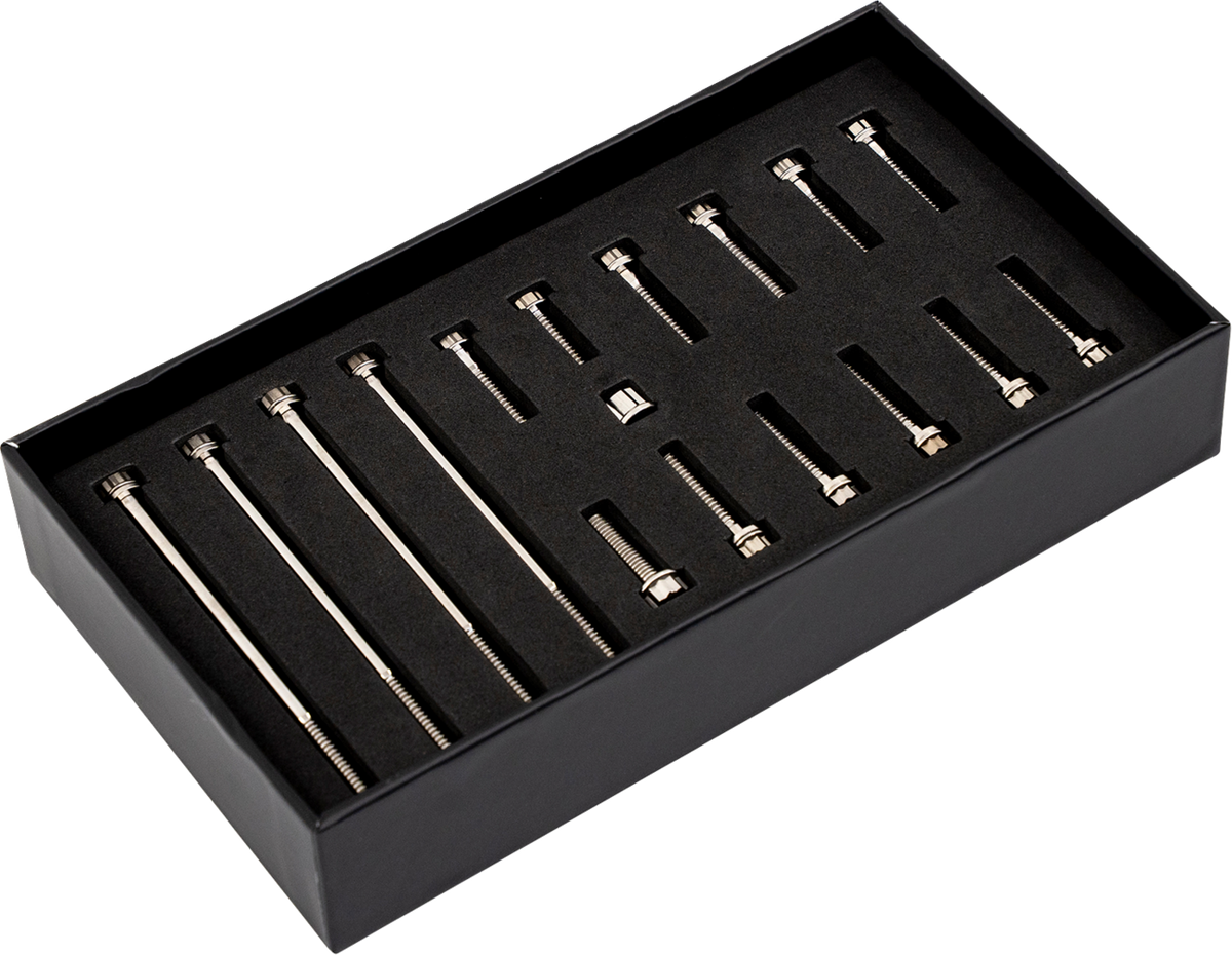 Trask Bitchin' Bolts Hardware Kit - Titanium - M8 - Primary Cover