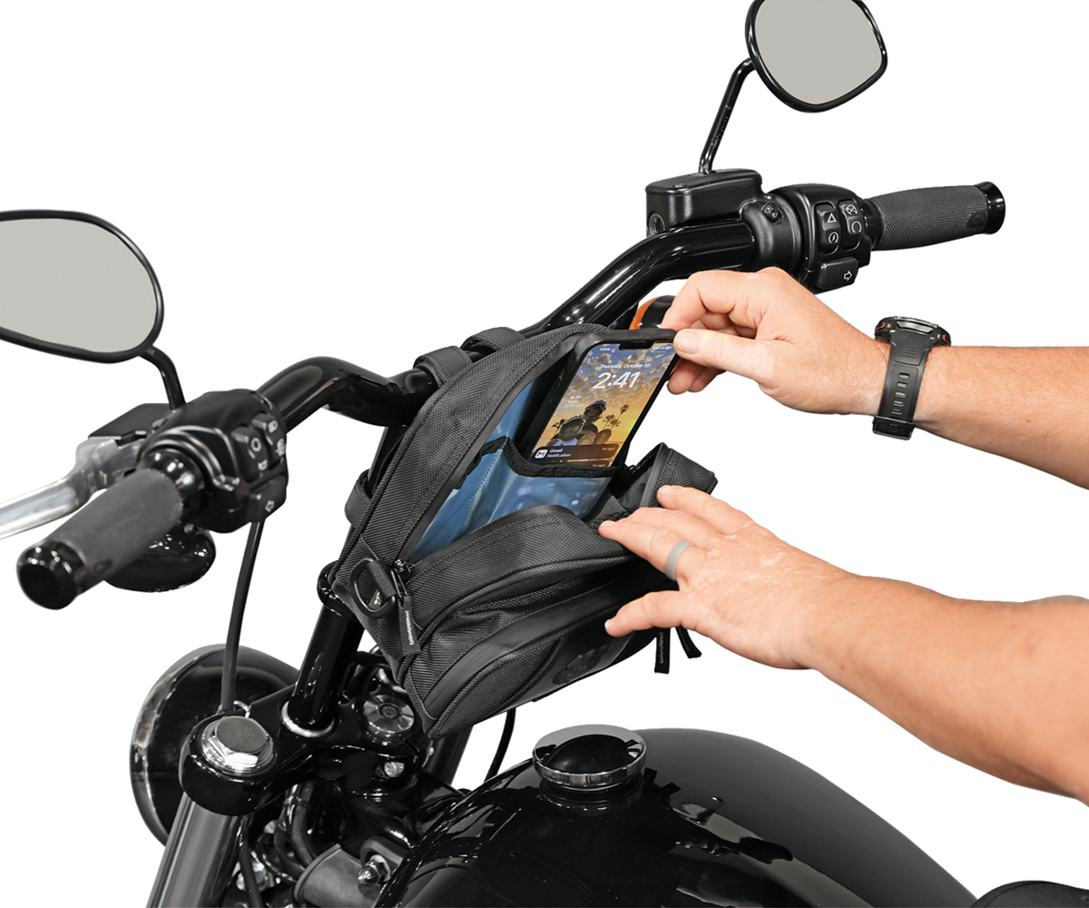Nelson RIGG Route 1 Highway Handlebar Bag - Black