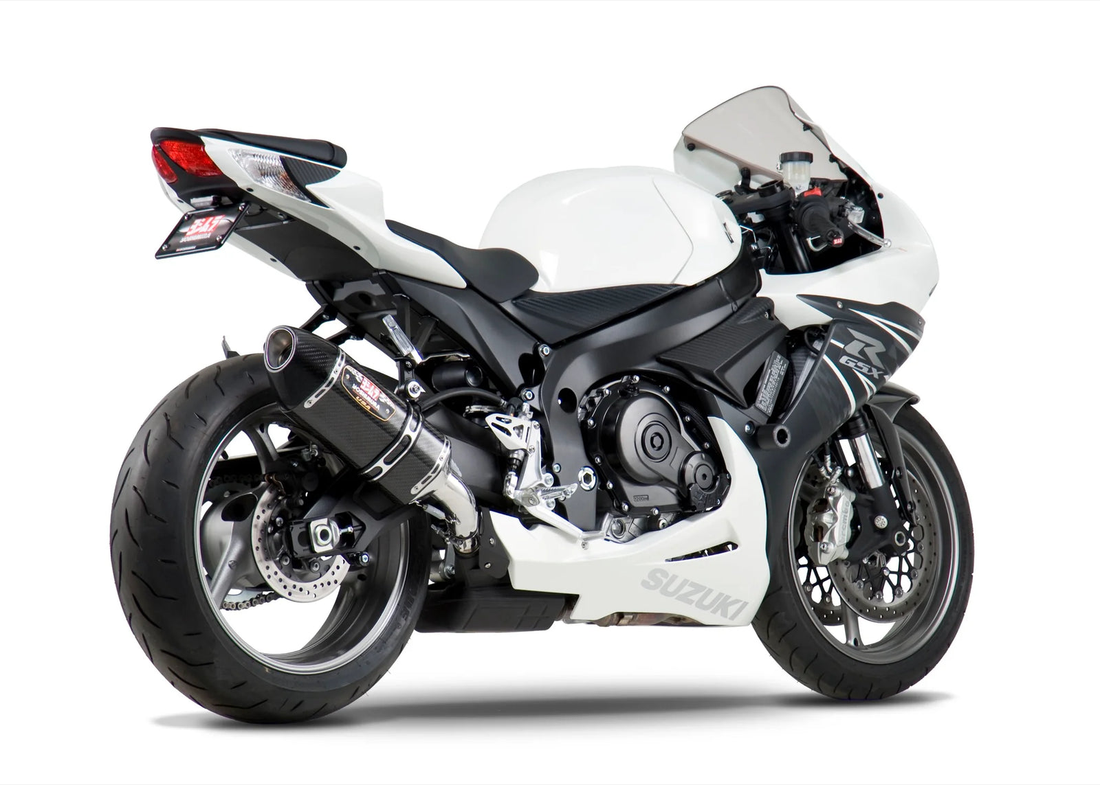 Yoshimura GSX-R600/750 11-26 R-77 Stainless Slip-On Exhaust, W/ Carbon Fiber Muffler