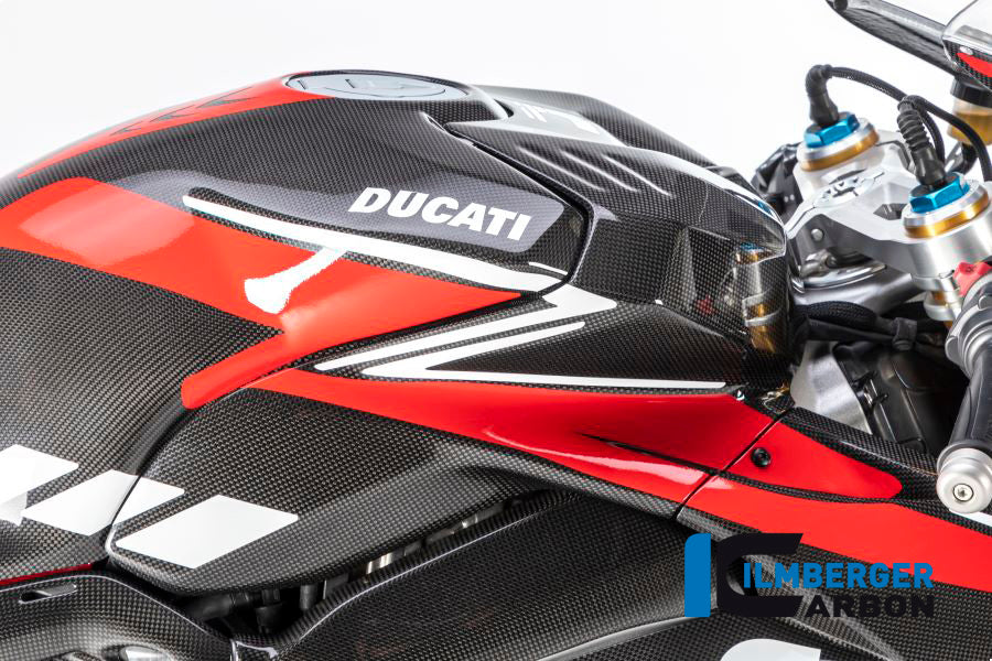Ilmberger Carbon Upper Tank Cover Ducati Panigale V4 Racing