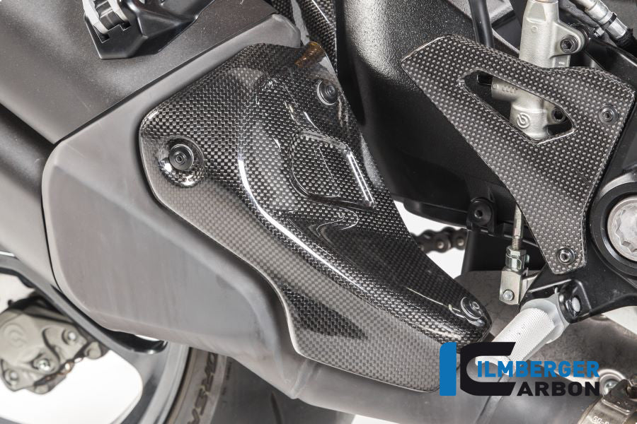 Ilmberger Carbon Exhaust Protector Ducati Monster 1200R - Gloss