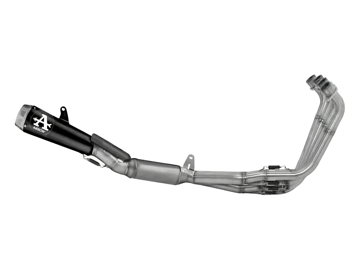 71069PRN Full System Racing With Pro-Race Dark Slip Ons