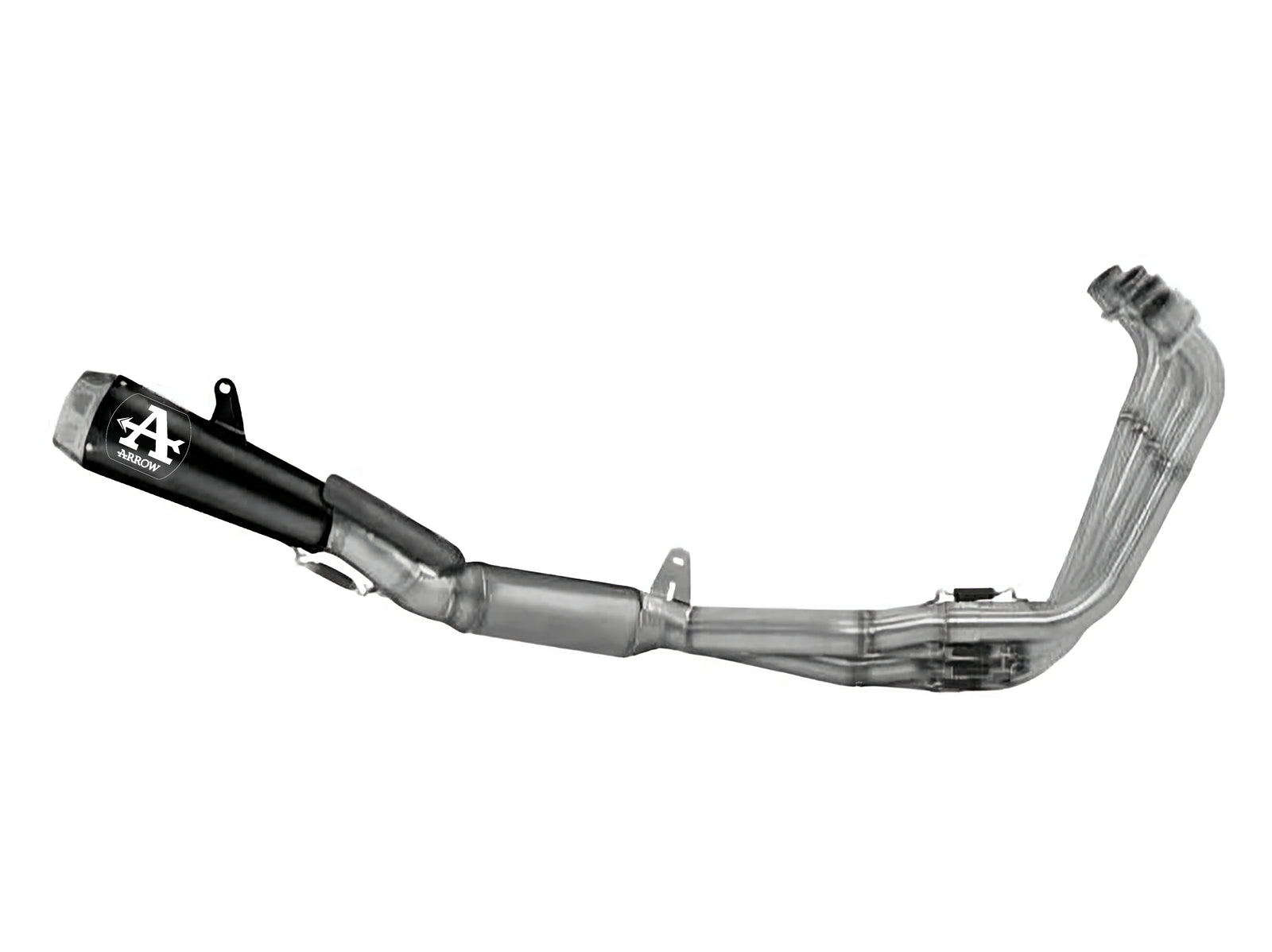 71069PRN Full System Racing With Pro-Race Dark Slip Ons