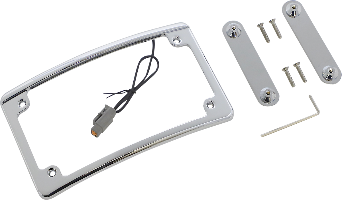 Custom Dynamics Radius LED License Plate Frame For CVO™