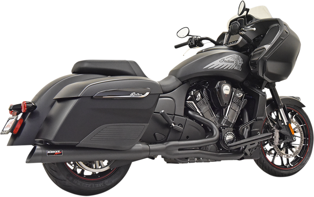Bassani Xhaust Road Rage 2:1 Exhaust - Black - Challenger
