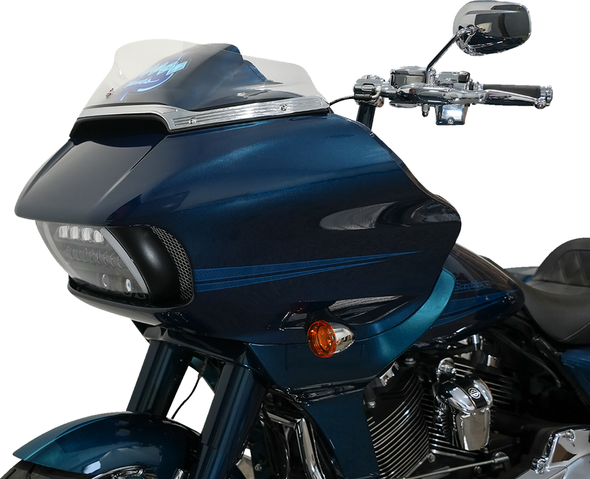 Klock Werks Sport Flare® Windshield - 6" - Clear - '15-'25 FLTR