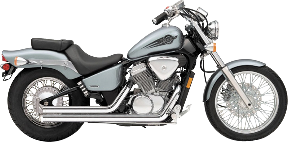 Cobra Streetrod Straight Cut Exhaust System - Chrome