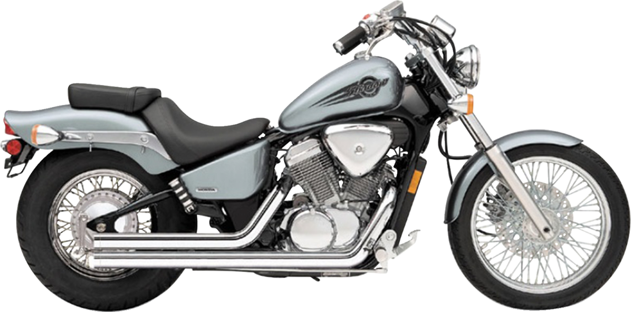 Cobra Streetrod Straight Cut Exhaust System - Chrome