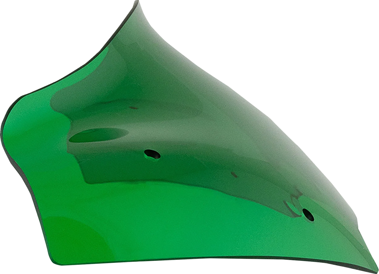 Klock Werks Kolor Flare® Windshield - 8" - Green - '23-'25 FLTRX