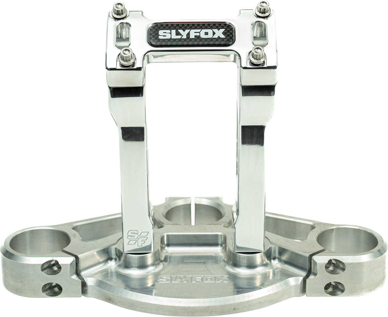 Slyfox Handlebar Riser Kit - Straight - 1-1/8" Clamping - 6" Rise - Raw