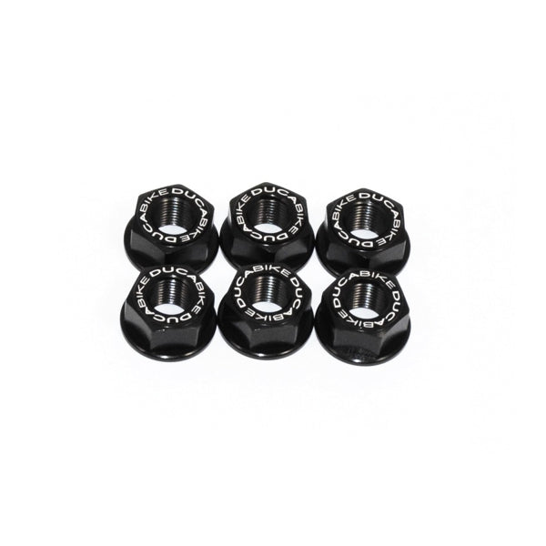Ducabike DBK Lightweight Aluminum Sprocket Nut Set for Streetfighter V4